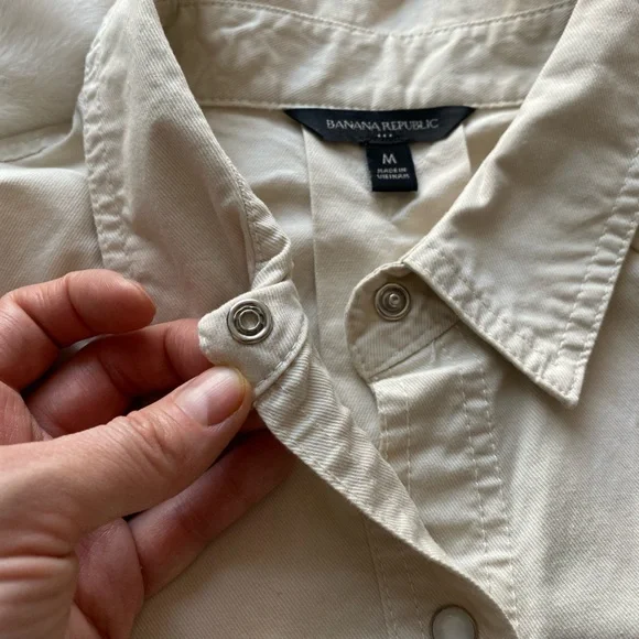 Banana Republic Twill Utility Midi Shirtdress - Picture 4 of 8